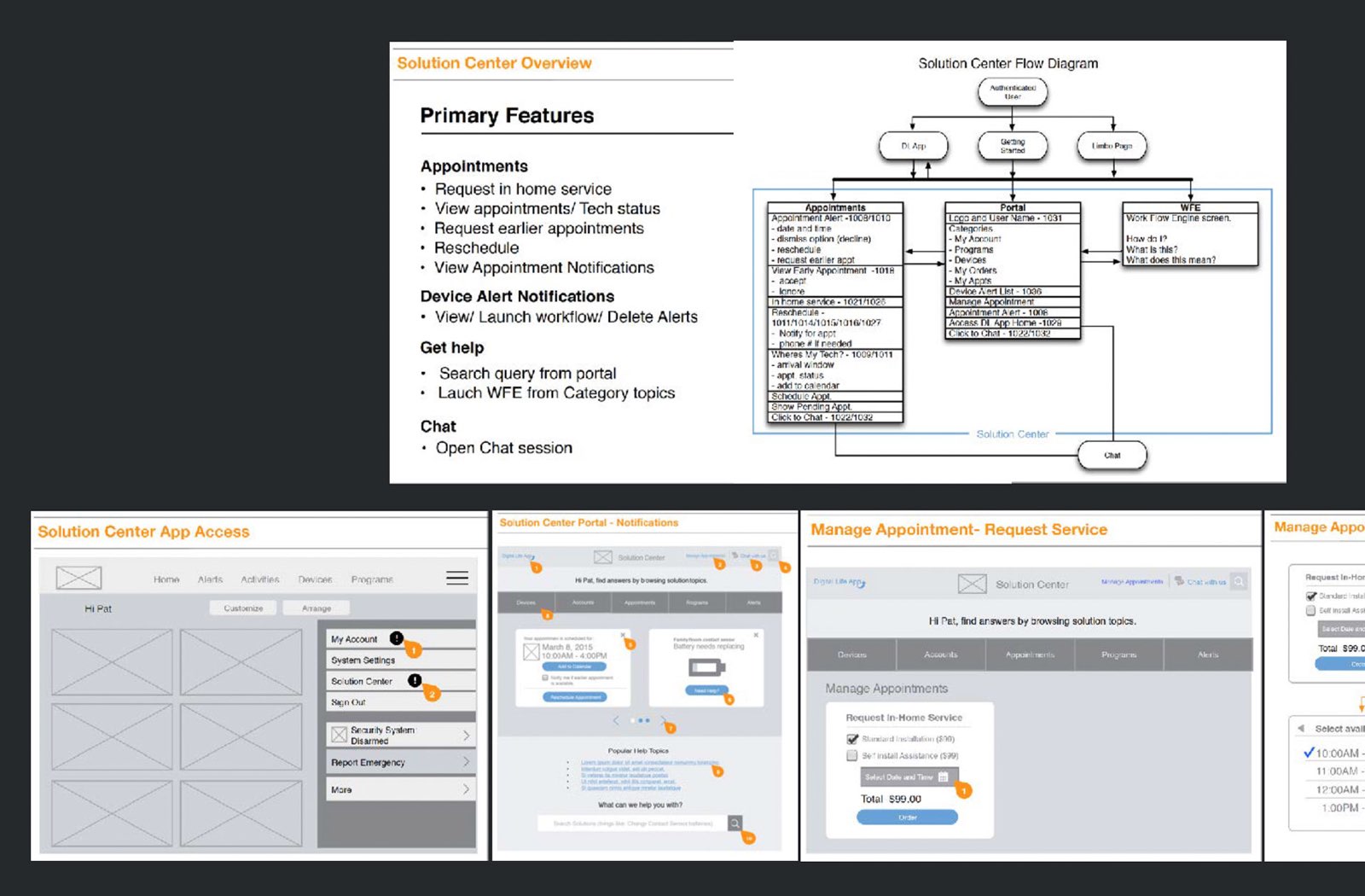 UI/UX design system and interaction specs
