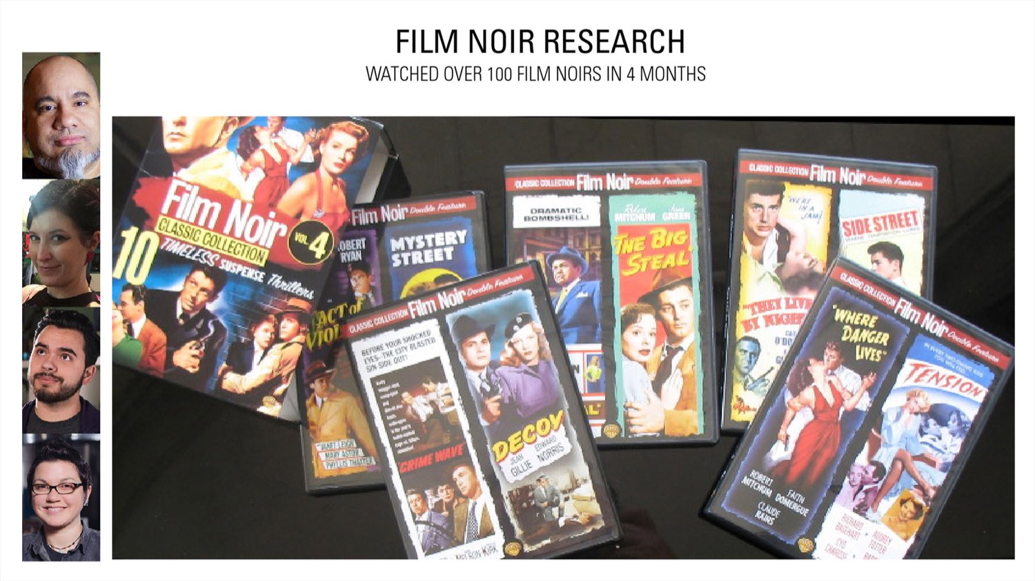 Researching classic film noir