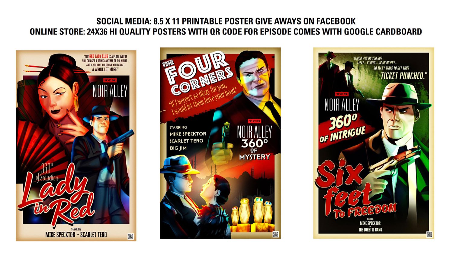 Original noir posters