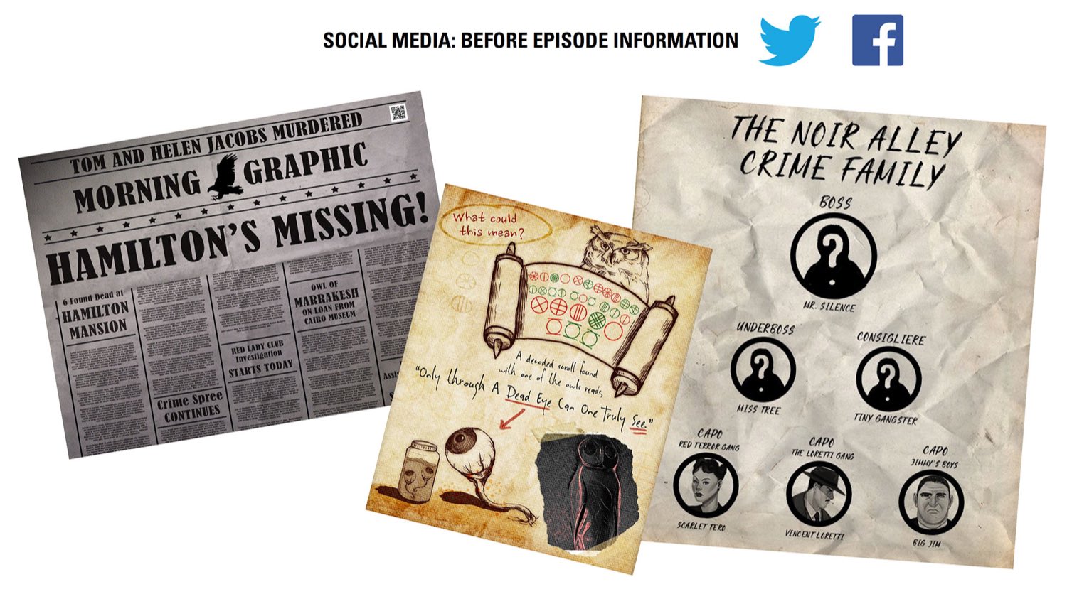 Hidden clues to uncover