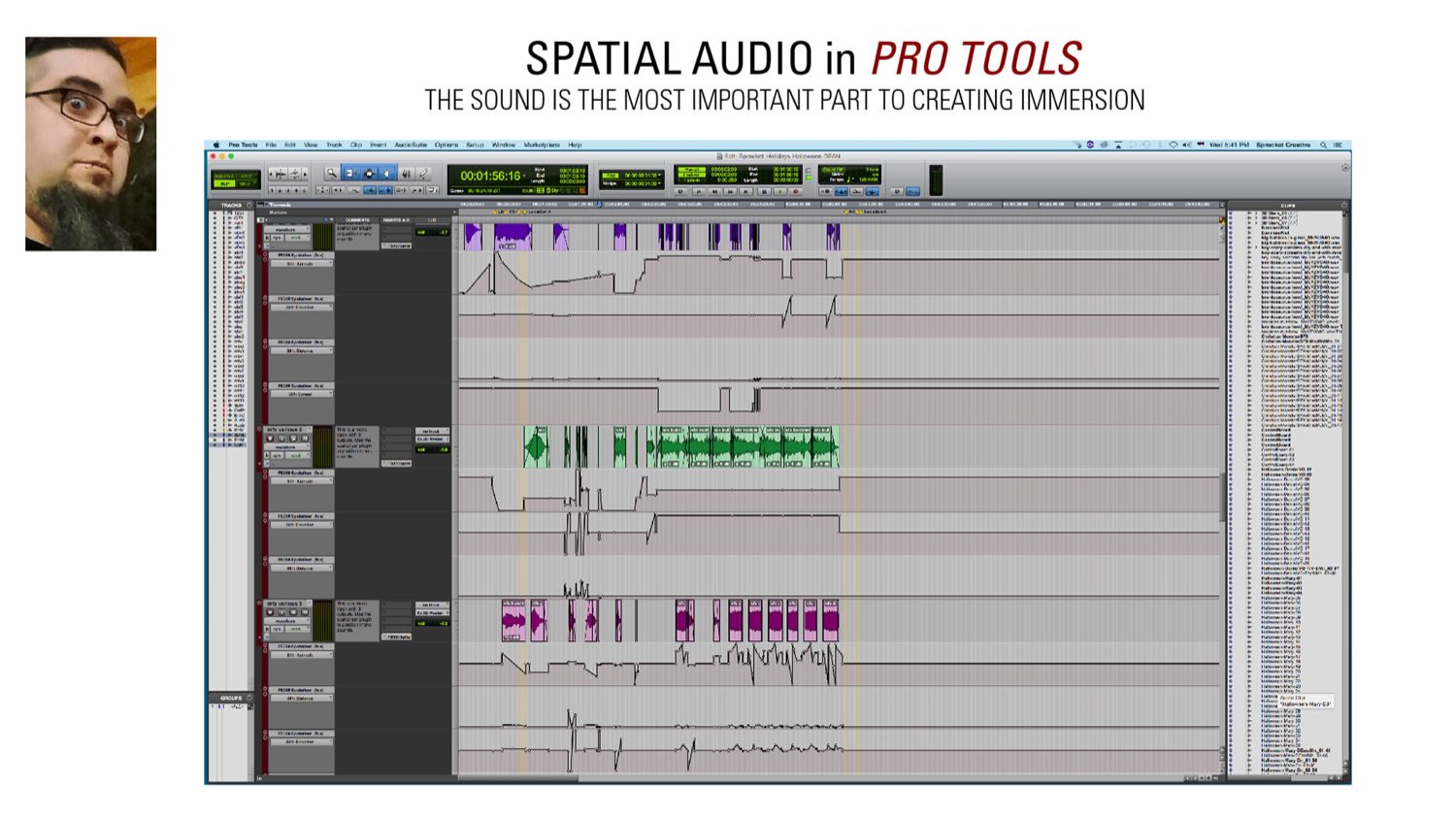 Spatial audio design